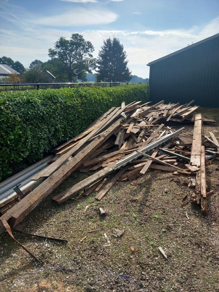 Gratis brandhout, Minder dan 3 m³, Ophalen