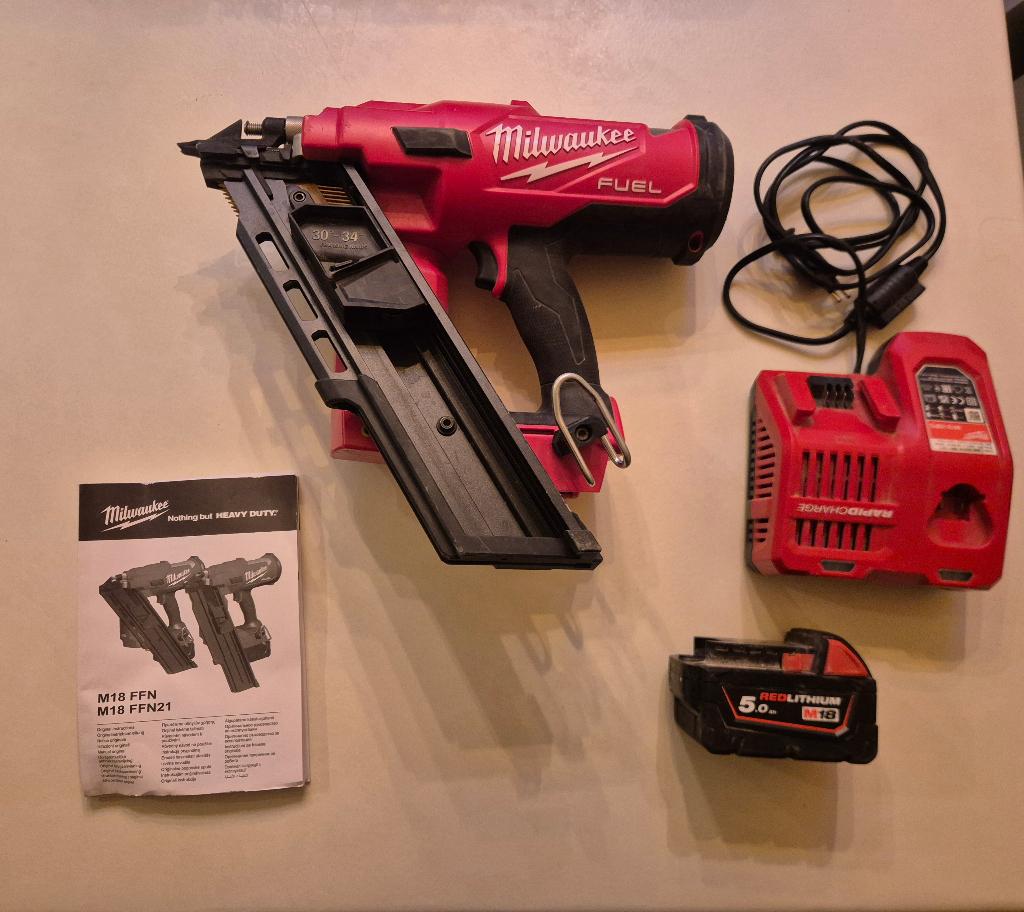 Milwaukee M18 FFN-502C, Ophalen, Zo goed als nieuw