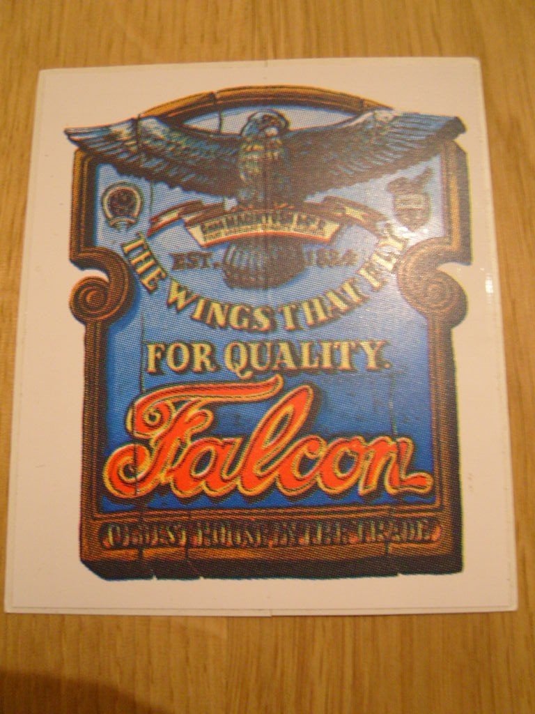 stickerFALCON forqualiyt  Jeans  *, Ophalen, Zo goed als nieuw