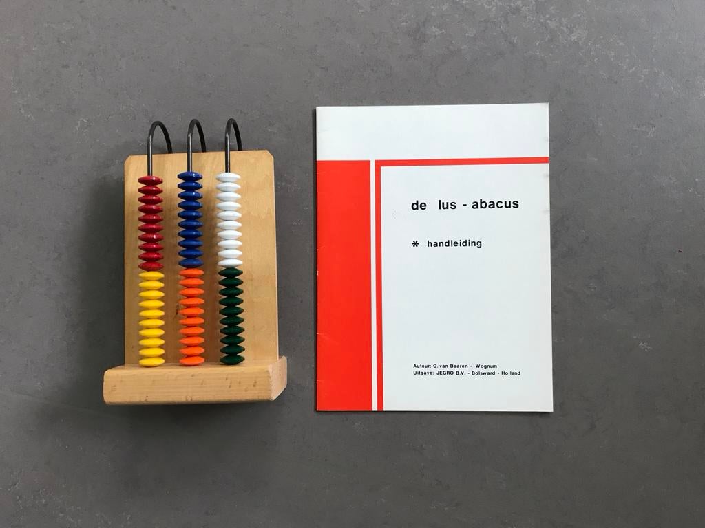 Telraam Lus Abacus met Handleiding - Educatief Rekenspeelgoe, Ophalen of Verzenden, Zo goed als nieuw, Rekenen