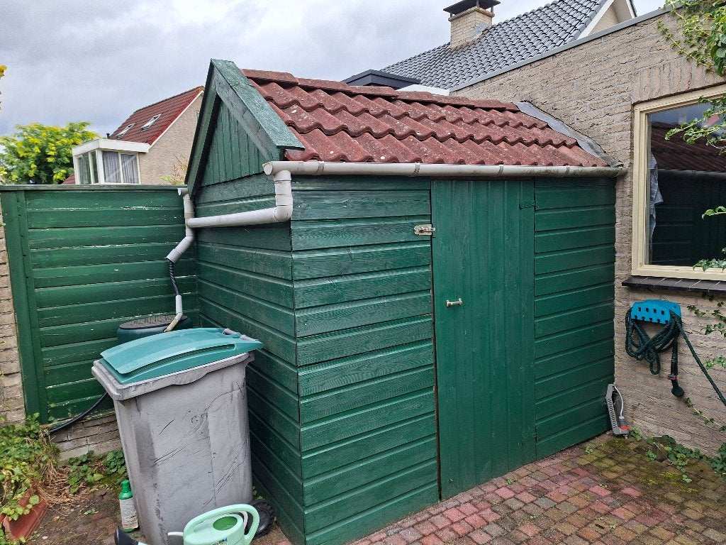 Tuinhuisje, gratis, afhalen en zelf demonteren, Ophalen, Gebruikt, Tuinhuis, 250 tot 500 cm