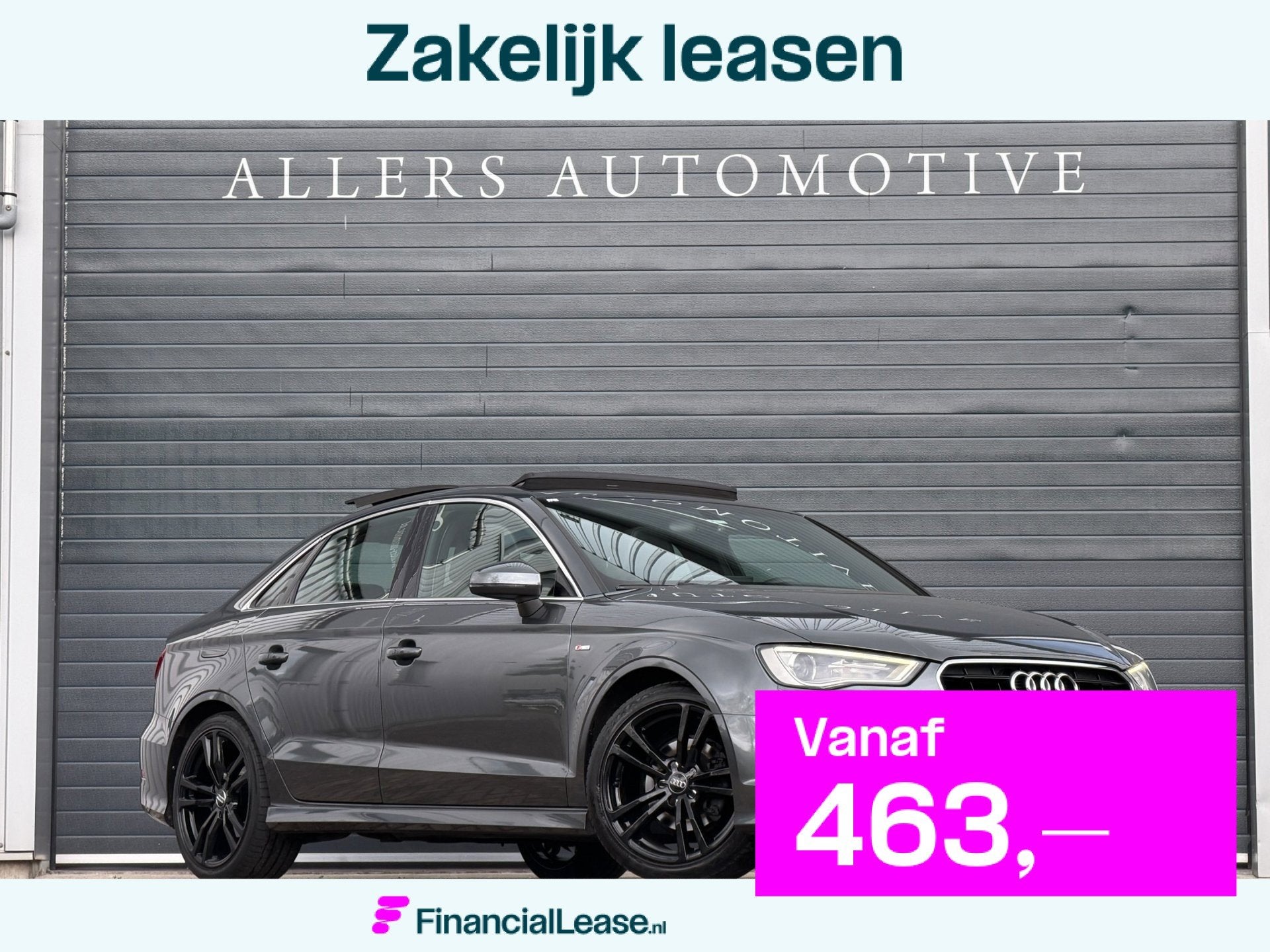 Audi A3 Limousine 1.4 TFSI CoD Ambition Pro S-Line|PANORAMAD, Gebruikt, 4 cilinders, 150 pk, Leder en Stof