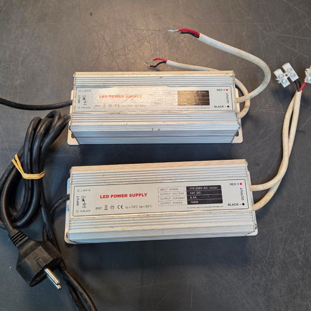 Led Power Supply - 12V DC - 100W - 8,3A -, Flex Ltd., Zo goed als nieuw, https://flex.com/contact-us, Nobelstraat 10, 5807 GA Oostrum LB, Limburg, Nederland