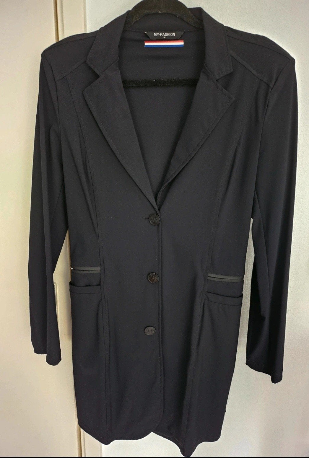 Travelstof blazer, My Pashion - maat M, Kleding | Dames, Maat 38/40 (M), Zwart, Ophalen of Verzenden, Zo goed als nieuw