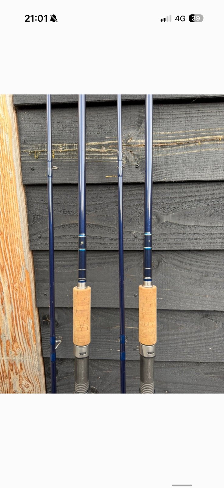 BB RODS Handgebouwde bart bakker new zealander karperhengels, Ophalen, Zo goed als nieuw, Werphengel
