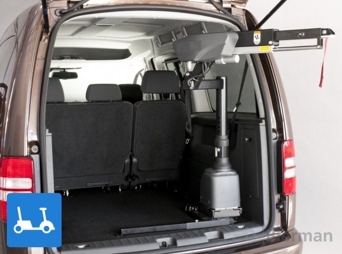 Peugeot Partner incl. kofferbakllift voor scootmobiel of rol, Auto's, Voorwielaandrijving, Gebruikt, 4 cilinders, Handgeschakeld
