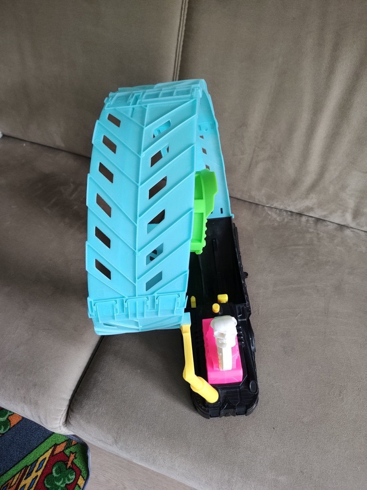 Hot Wheels baan met looping, Ophalen of Verzenden, Gebruikt