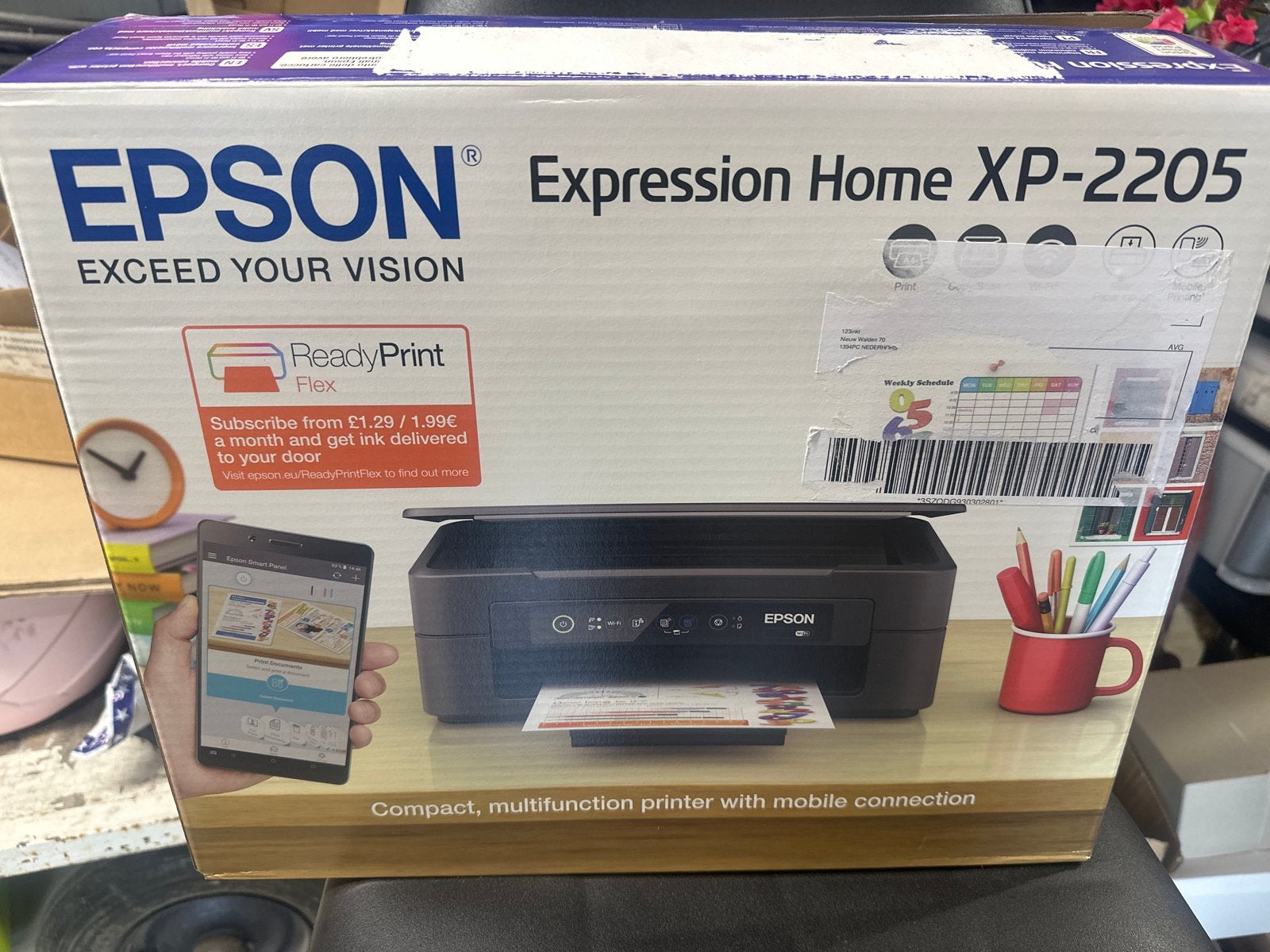 Epson Expression Home XP-2205 All-in-One Printer, Computers en Software, Printers, Inkjetprinter, All-in-one, Kleur printen, Ophalen of Verzenden