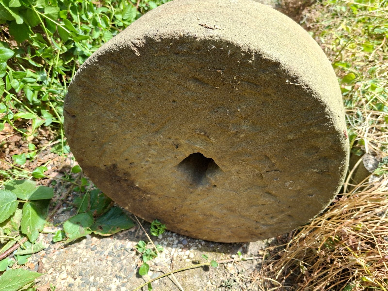 Oude molensteen - doorsnee 50 cm, Ophalen