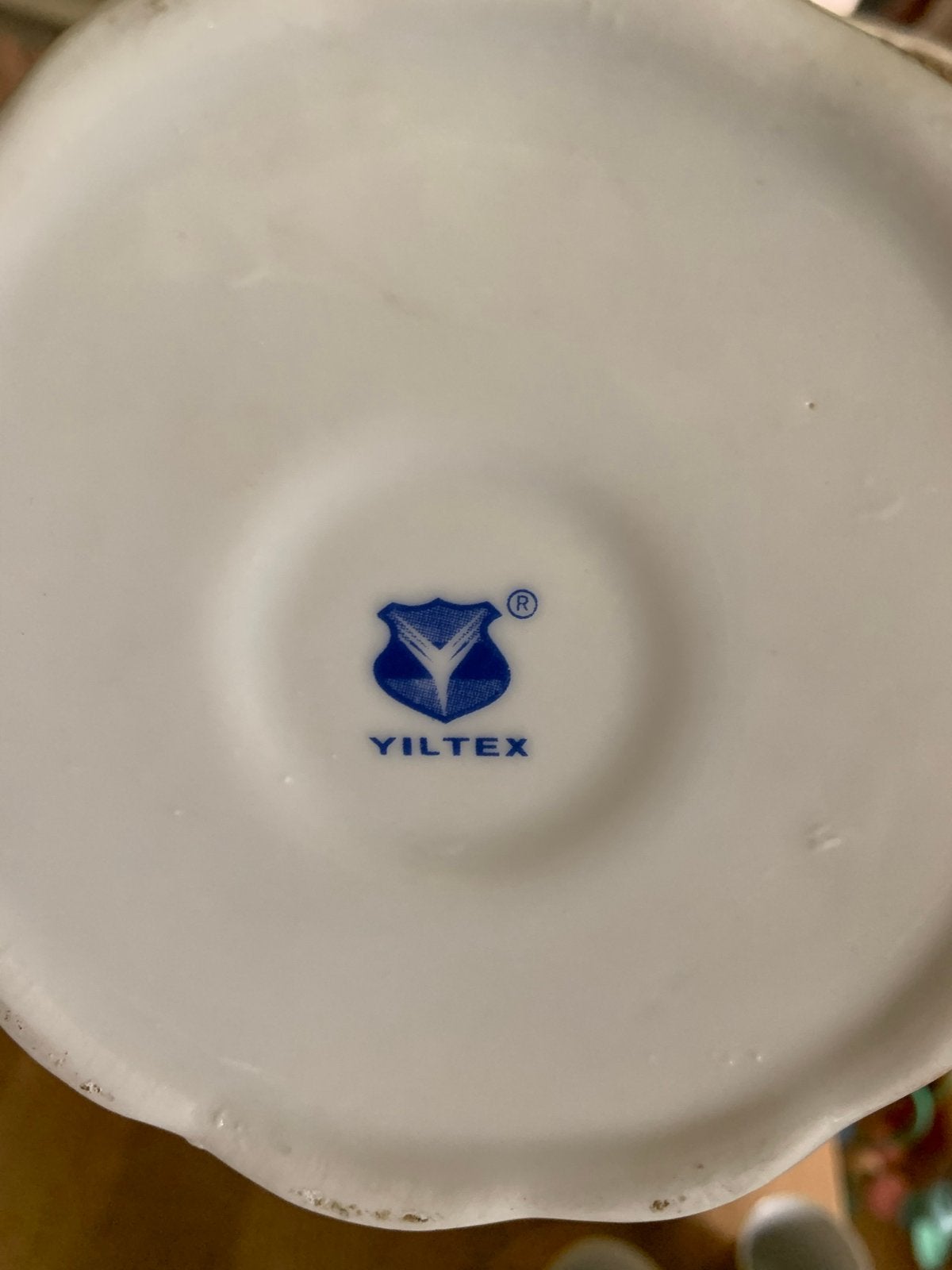 Vintage Yiltex Koffieservies - Geel met Gouden Details, Ophalen of Verzenden