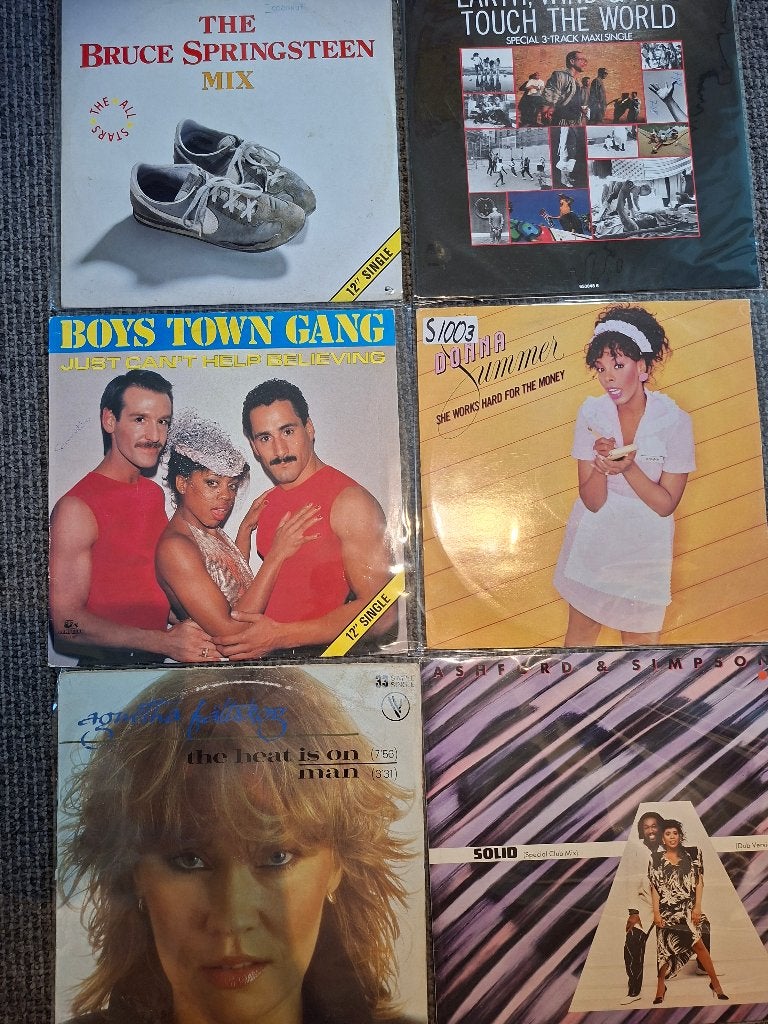 58  maxi singels, Ophalen, Gebruikt, 12 inch, Overige typen