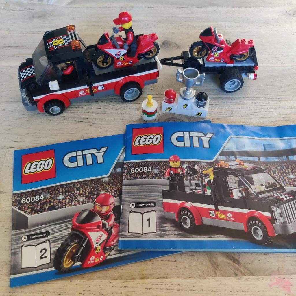 LEGO City 60084 Race Truck - Compleet met instructies, Compleet, Lego, Ophalen of Verzenden, Complete set