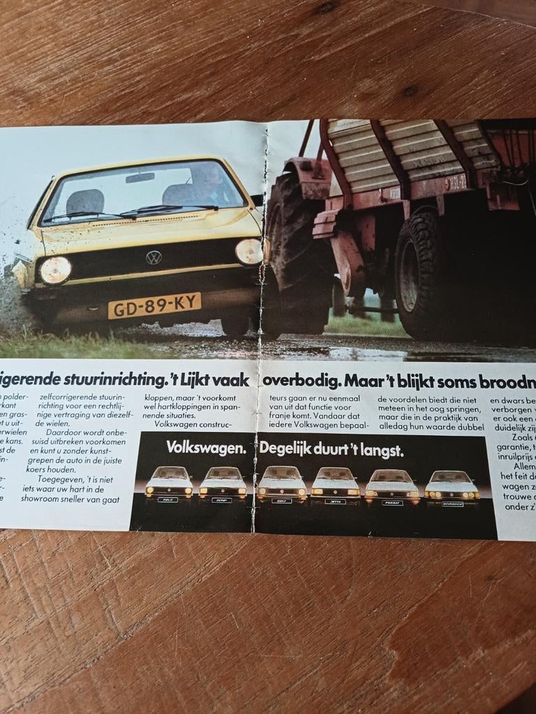 Advertentie van Volkswagen 1981, Ophalen of Verzenden, Zo goed als nieuw, Auto's