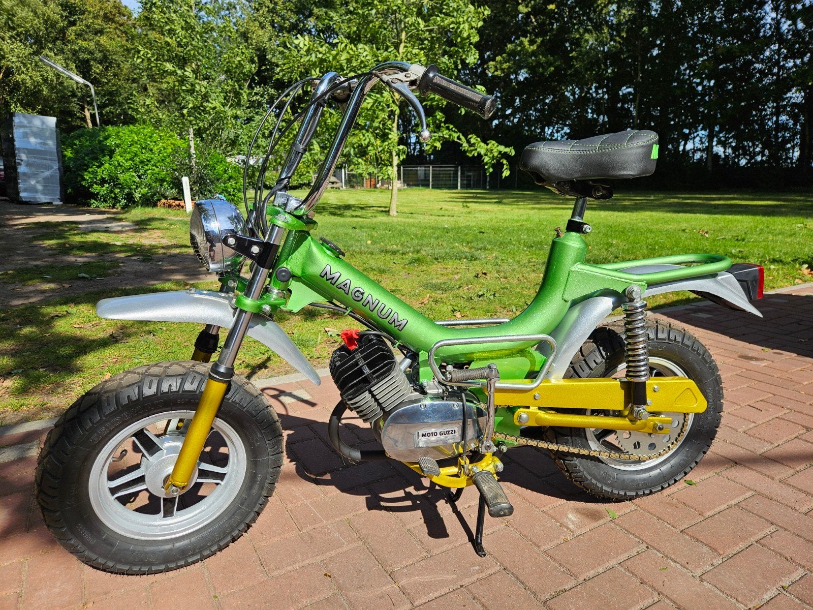 Unieke Moto Guzzi Magnum Bromfiets - Gerestaureerd, Ophalen, Moto  guzzi, Maximaal 45 km/u, Nieuw