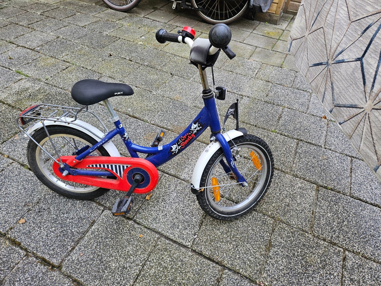 Puky kinderfiets Capt'n Sharky - 16 inch, Fietsen en Brommers, Terugtraprem, Puky, Ophalen of Verzenden, 16 tot 20 inch