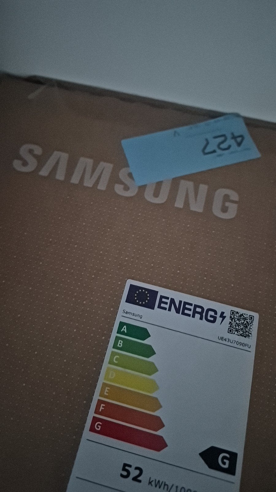 Nieuwe Samsung Crystal UHD 4K Smart TV 43 inch (ongeopend), Audio, Tv en Foto, Televisies, Ophalen, LED, Nieuw, Samsung