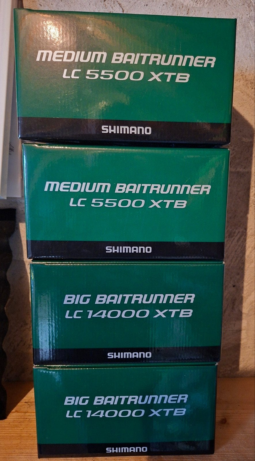Shimano Baitrunner LC 5500 XTB en LC 14000 XTB Molens, Ophalen of Verzenden, Nieuw, Molen