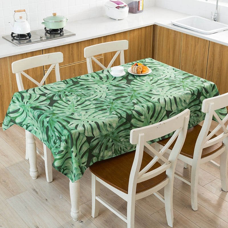 Rechthoekig Monstera Bladeren Tafelkleed Tafellaken Planten, Verzenden, Nieuw, Rechthoek