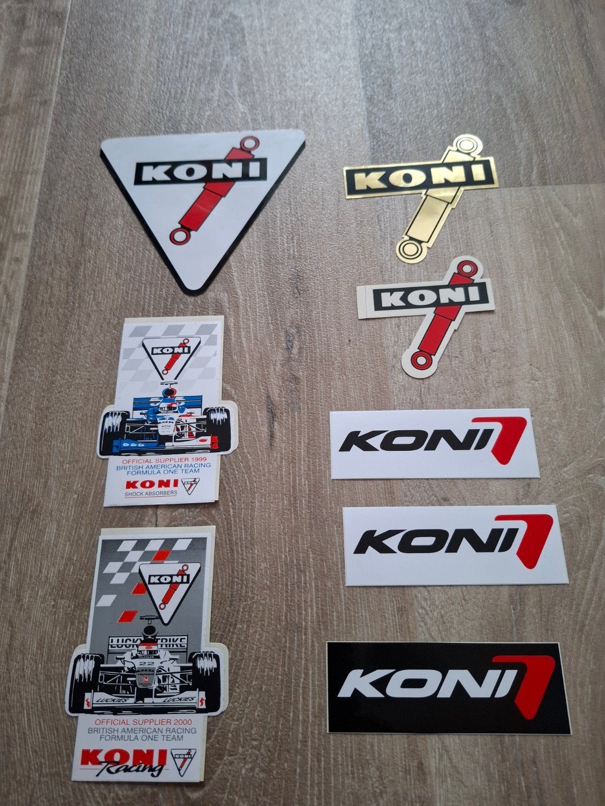 stickers Koni schokdempers, Verzamelen, Ophalen of Verzenden, Zo goed als nieuw, Merk