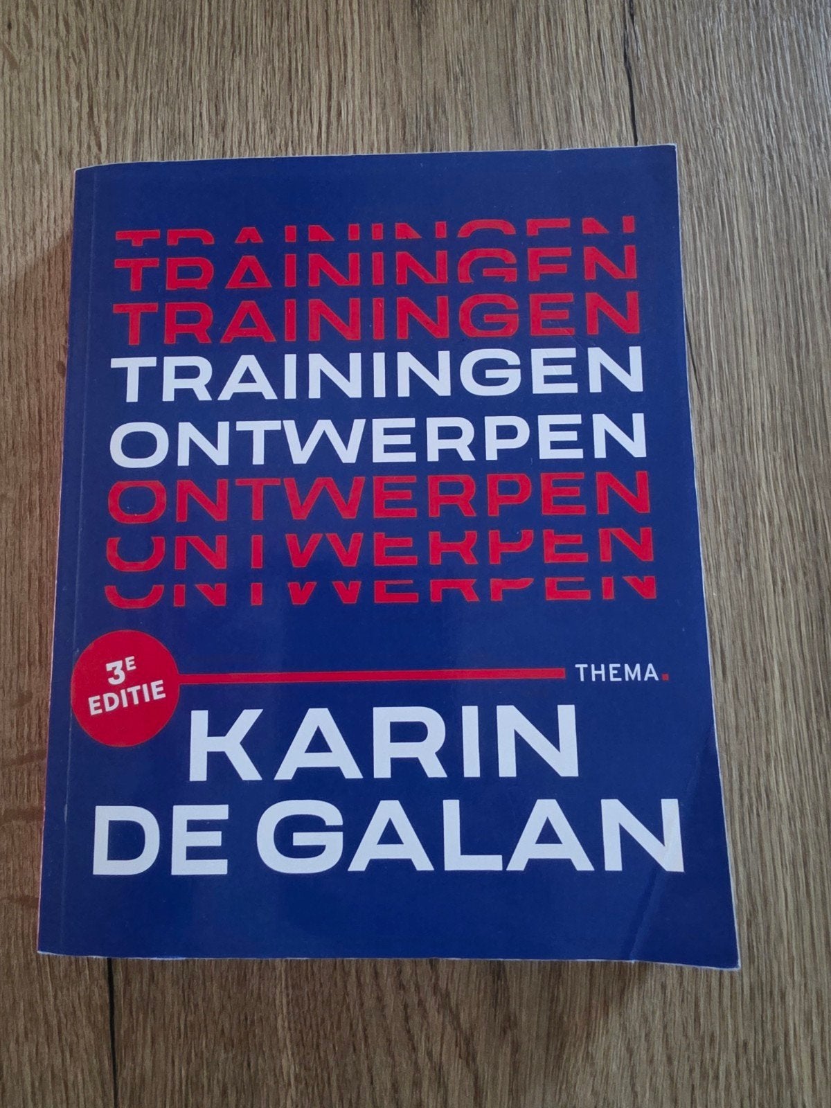 Trainingen Ontwerpen - Karin de Galan (3e editie), Boeken, Zo goed als nieuw, Gamma, Karin de Galan, HBO