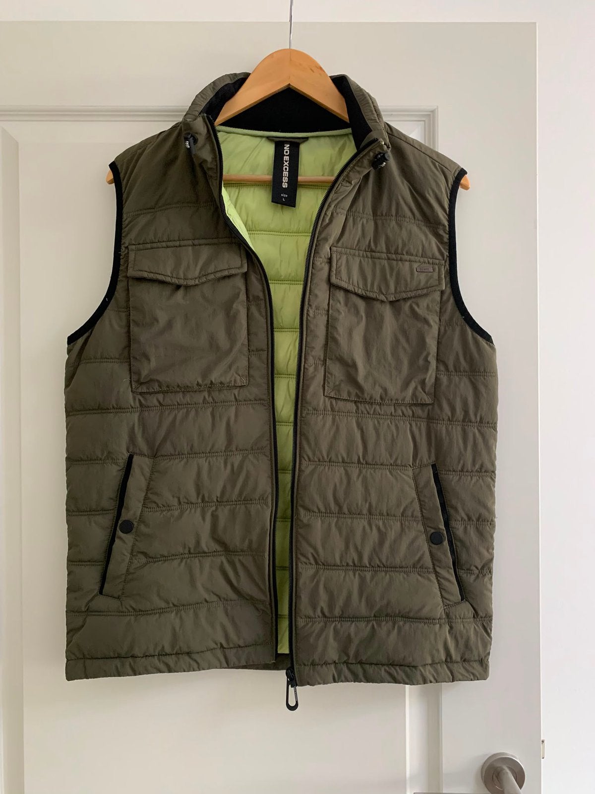No Excess bodywarmer, maat L, Ophalen of Verzenden, Zo goed als nieuw, Groen