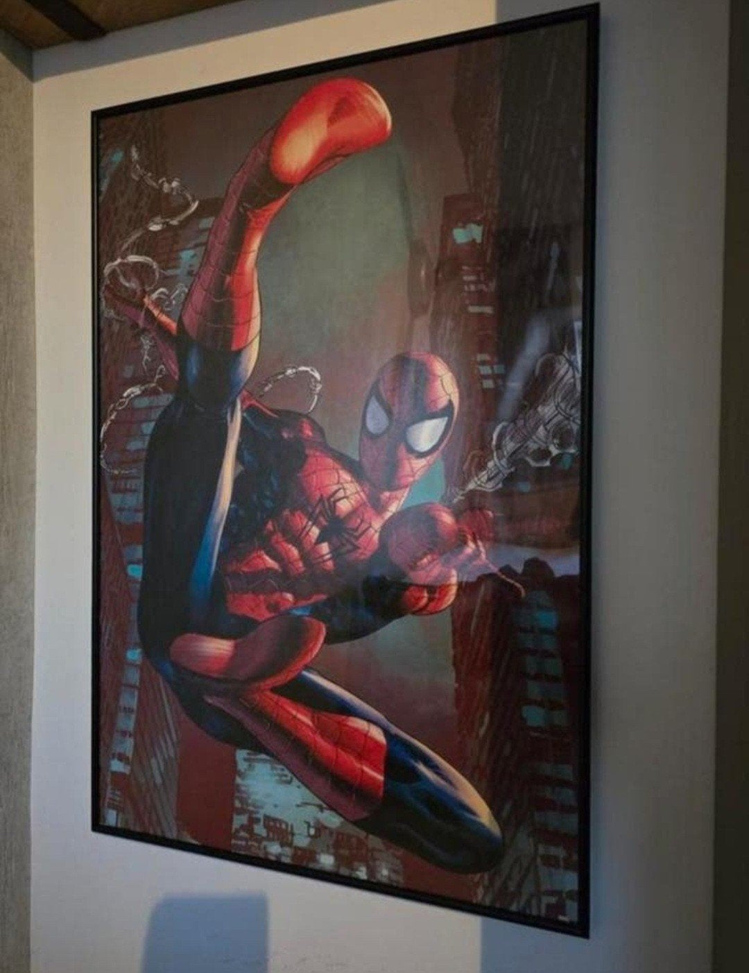 Spiderman Poster in lijst - 61x91.5cm, Ophalen, Foto of Poster