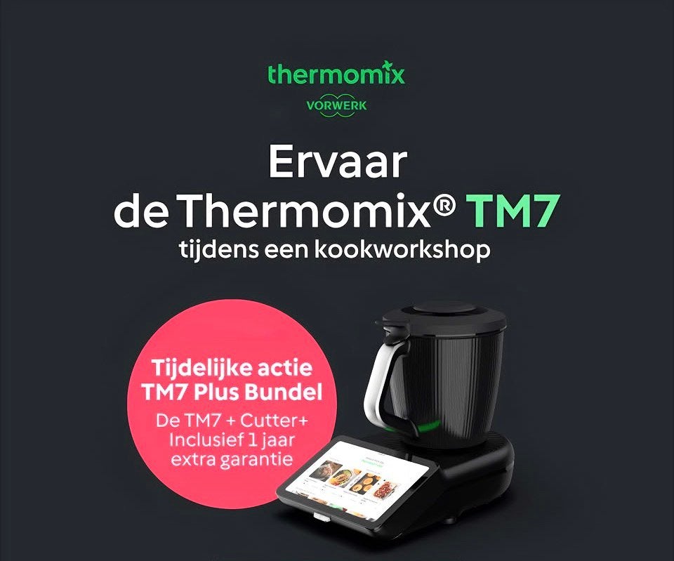 Nieuwe Thermomix TM7, Witgoed en Apparatuur, Keukenmixers, 4 liter of meer, Ophalen of Verzenden, Nieuw, 3 snelheden of meer