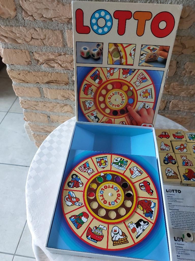 spel Lotto, vanaf 4 jaar,  2-6 spelers, kompleet! merk Jumbo, Hobby en Vrije tijd, Vijf spelers of meer, Ophalen of Verzenden