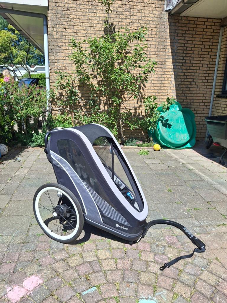 Cybex Zeno Fiets- en Hardloopwagen met Accessoires, Ophalen, Cybex, Gebruikt, Opvouwbaar