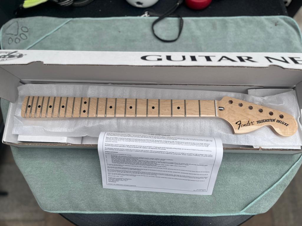 Fender Telecaster Deluxe maple neck hals, Ophalen of Verzenden, Nieuw, Elektrische gitaar