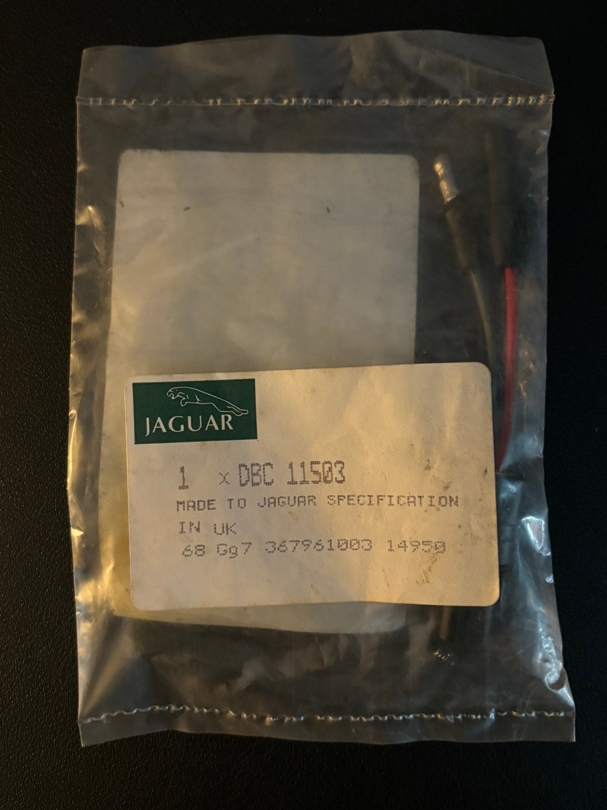 Originele Jaguar XJS raammotor adapterkabel DBC11503 – NOS, Ophalen of Verzenden, Nieuw, Jaguar