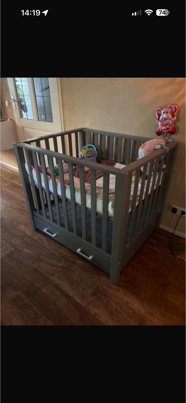 Box baby, Kinderen en Baby's, Ophalen of Verzenden, Zo goed als nieuw, Boxkleed