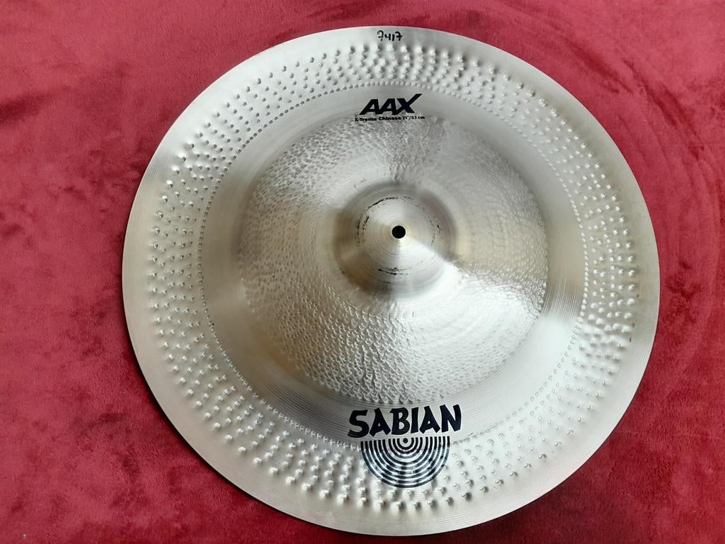 Sabian x-treme chinese 21" bekken cymbal bekkens custom, Muziek en Instrumenten, Drums of Percussie, Ophalen of Verzenden, Zo goed als nieuw