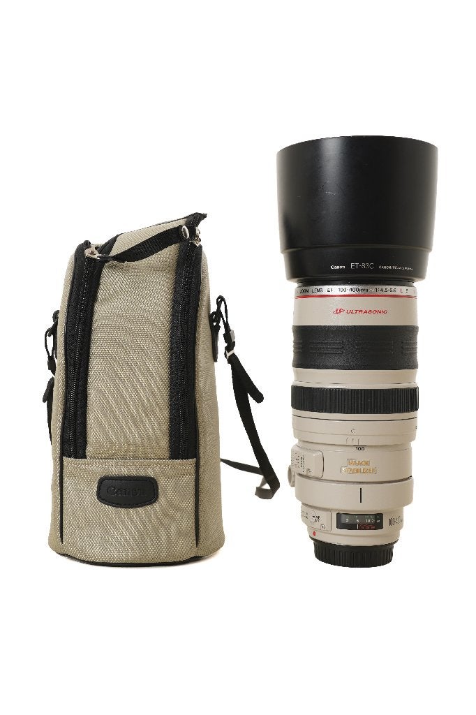 Canon EF 100-400mm f/4.5-5.6 L IS zoom, Canon, Gebruikt, -, Statiefgondel