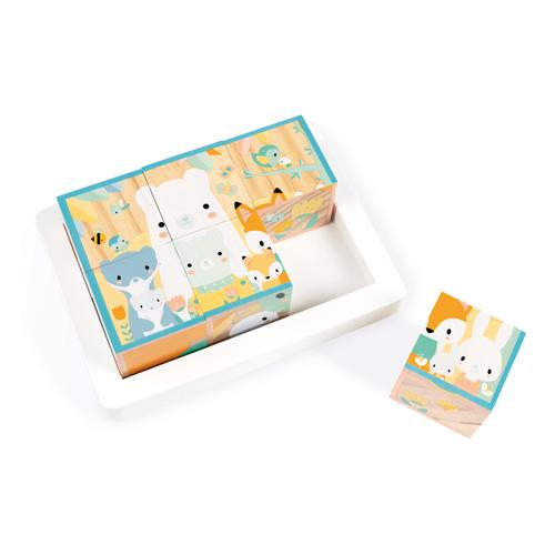 Speelgoed Houten Blokkenpuzzel Bosdieren Janod, Kinderen en Baby's, Speelgoed | Houten speelgoed, Janod, Office@mertex.nl, Rudonk 8 4824 AJ Breda