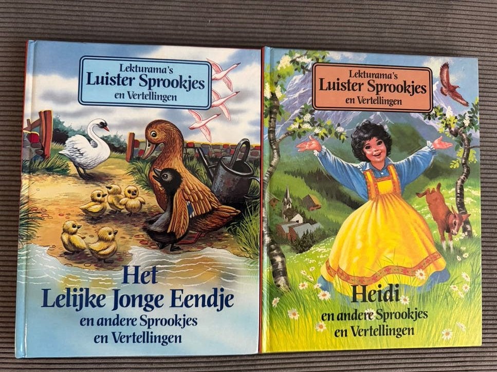 Lekturama's Luister Sprookjes: Lelijke Jonge Eendje & Heidi, Ophalen of Verzenden, Gelezen