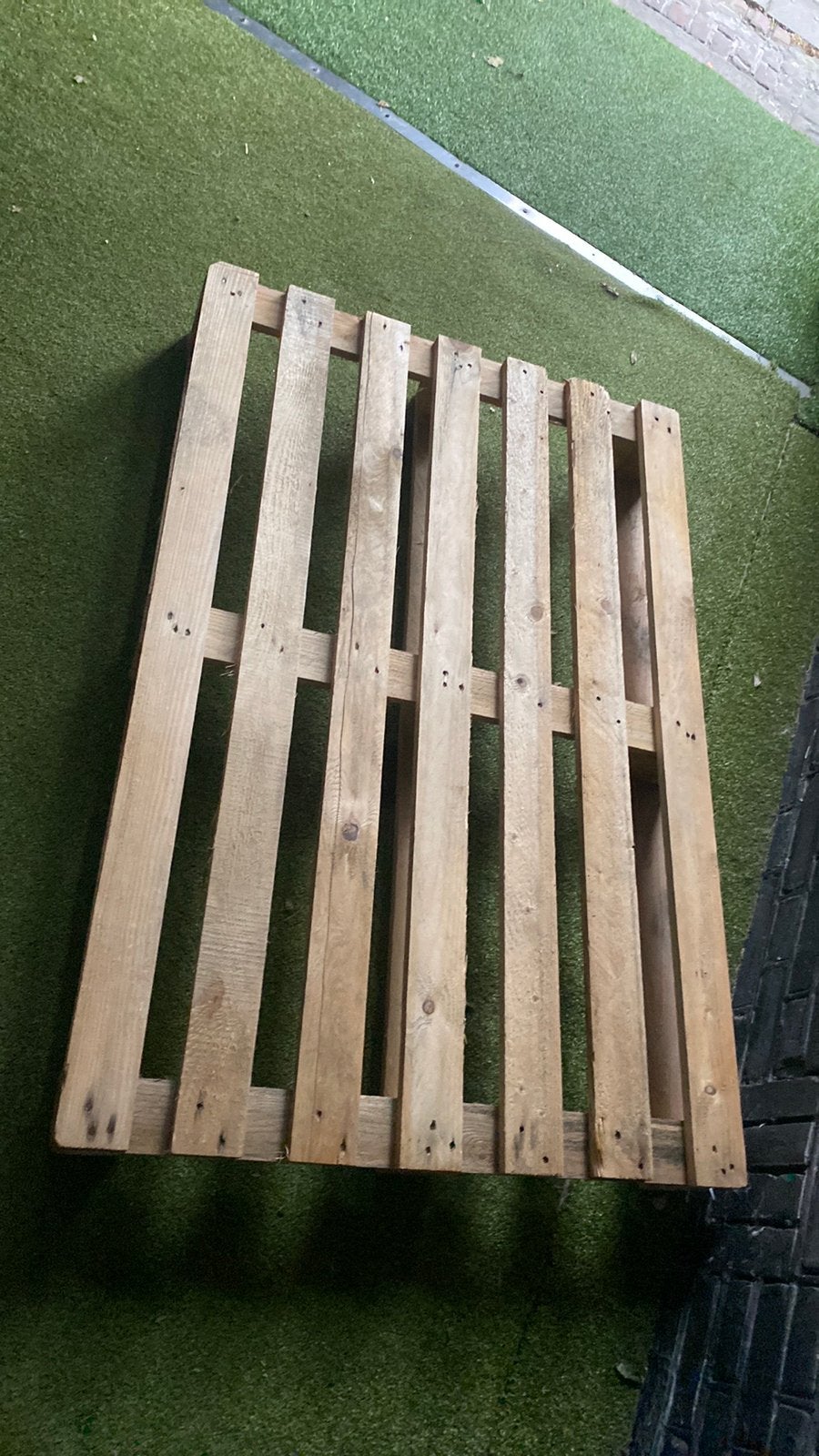 Pallet, Doe-het-zelf en Verbouw, Ophalen, Zo goed als nieuw, 50 mm of meer, Minder dan 200 cm