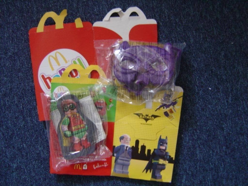 Mc Donalds Robin figuur en masker van Lego Batman film, Ophalen of Verzenden, Nieuw, Actiefiguur of Pop