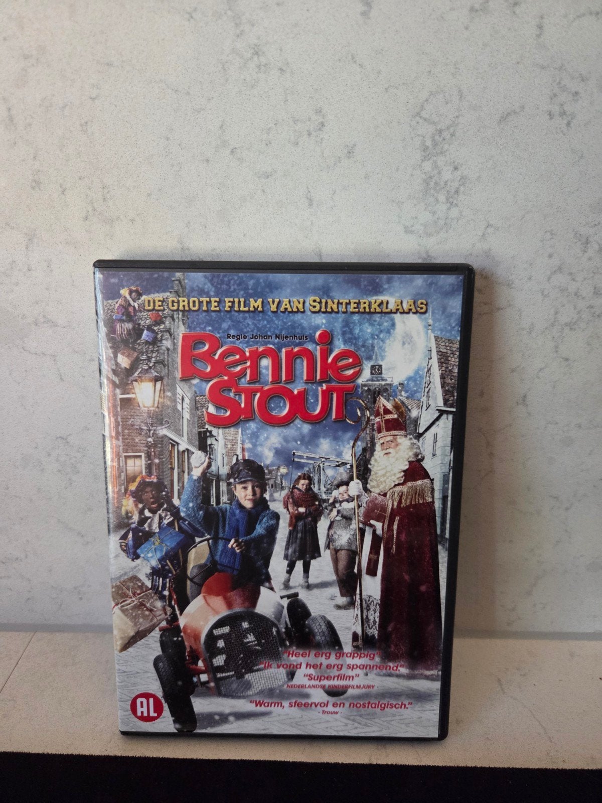 Bennie Stout - De grote film van Sinterklaas dvd, Cd's en Dvd's, Alle leeftijden, Ophalen of Verzenden, Zo goed als nieuw