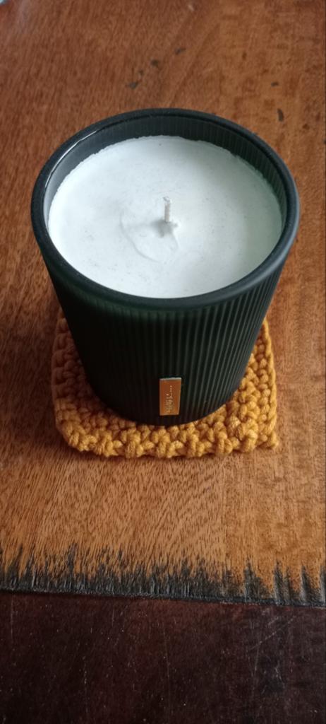 Handgemaakte onderzetters, Ophalen of Verzenden, Zo goed als nieuw, Glas of Kopje