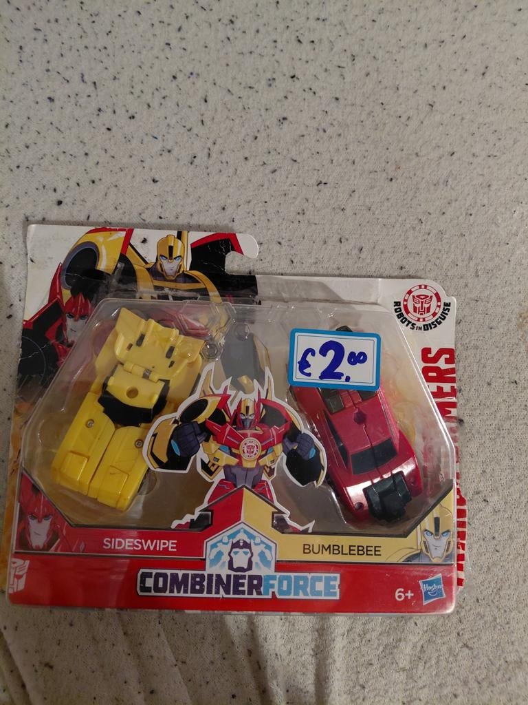 Transformers Combiner Force Sideswipe & Bumblebee, Verzamelen, Transformers, Overige generaties, Ophalen of Verzenden, Nieuw, Autobots