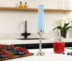 Staafmixer Retro baby blauw Westinghouse, Minder dan 1 liter, Verzenden, Nieuw, 3 snelheden of meer