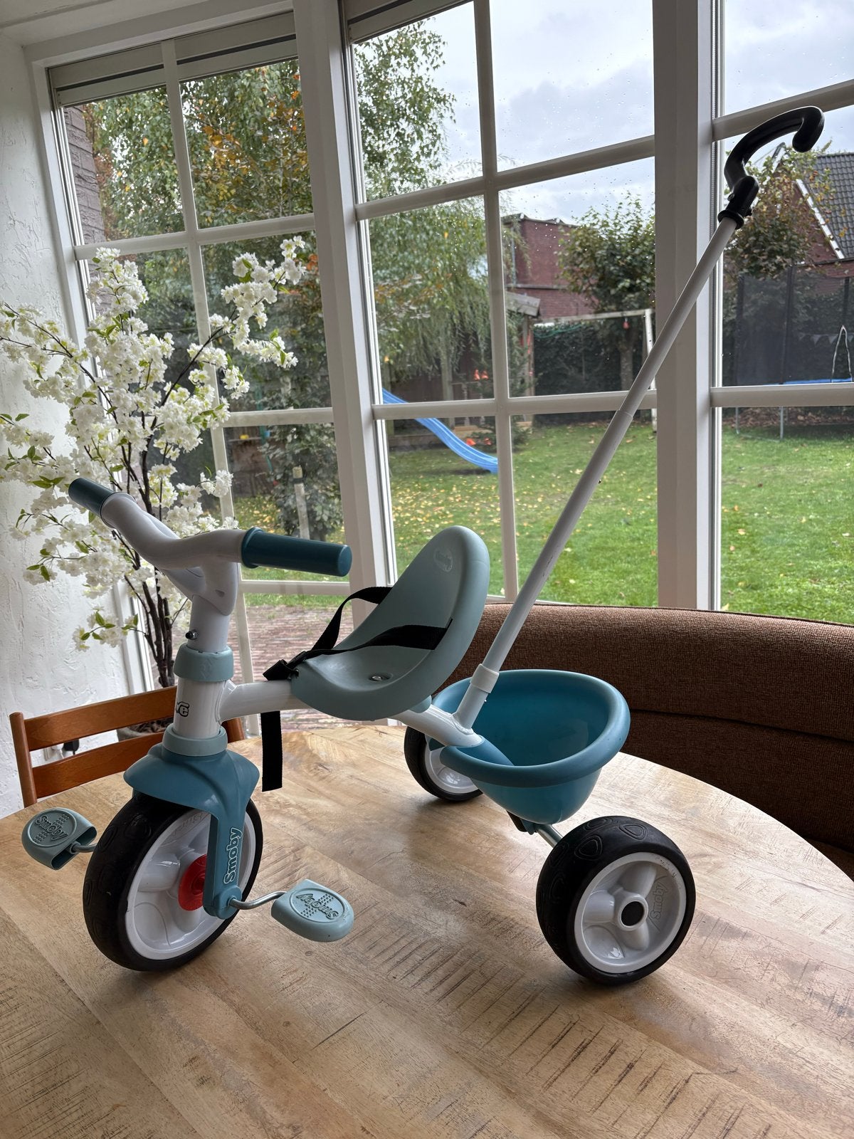 Smoby Be Move Driewieler met Duwstang, Ophalen, Zo goed als nieuw, Duwstang