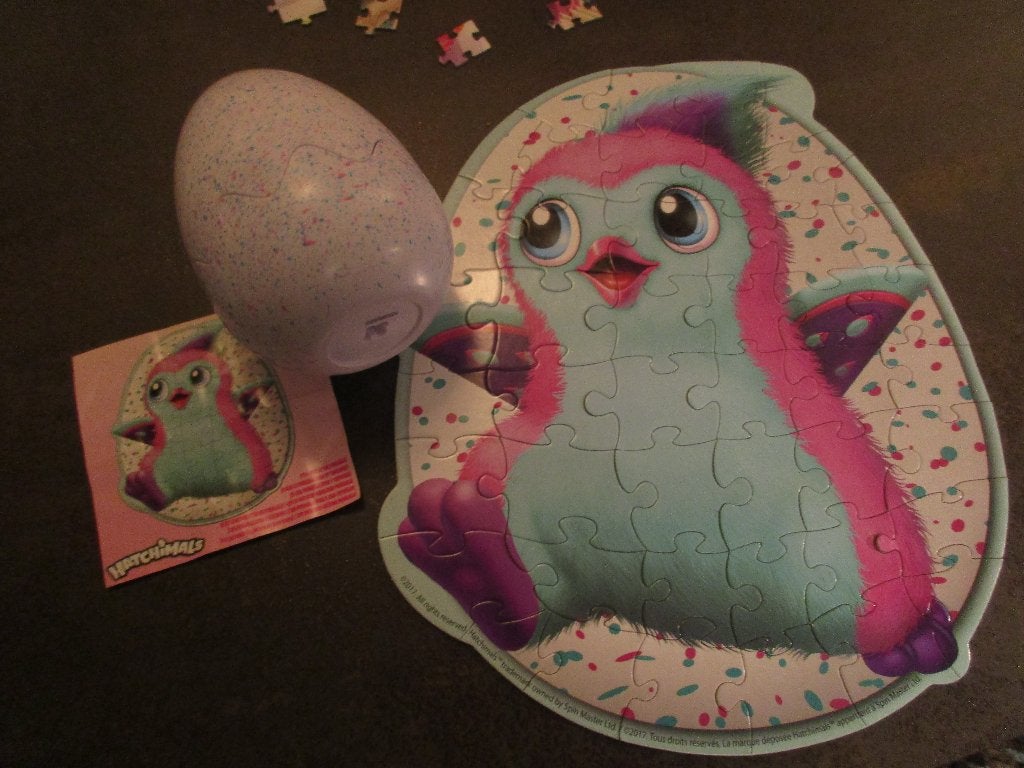 Hatchimals puzzel met ei - Zo goed als nieuw, Ophalen of Verzenden, 10 tot 50 stukjes, Zo goed als nieuw, 2 tot 4 jaar