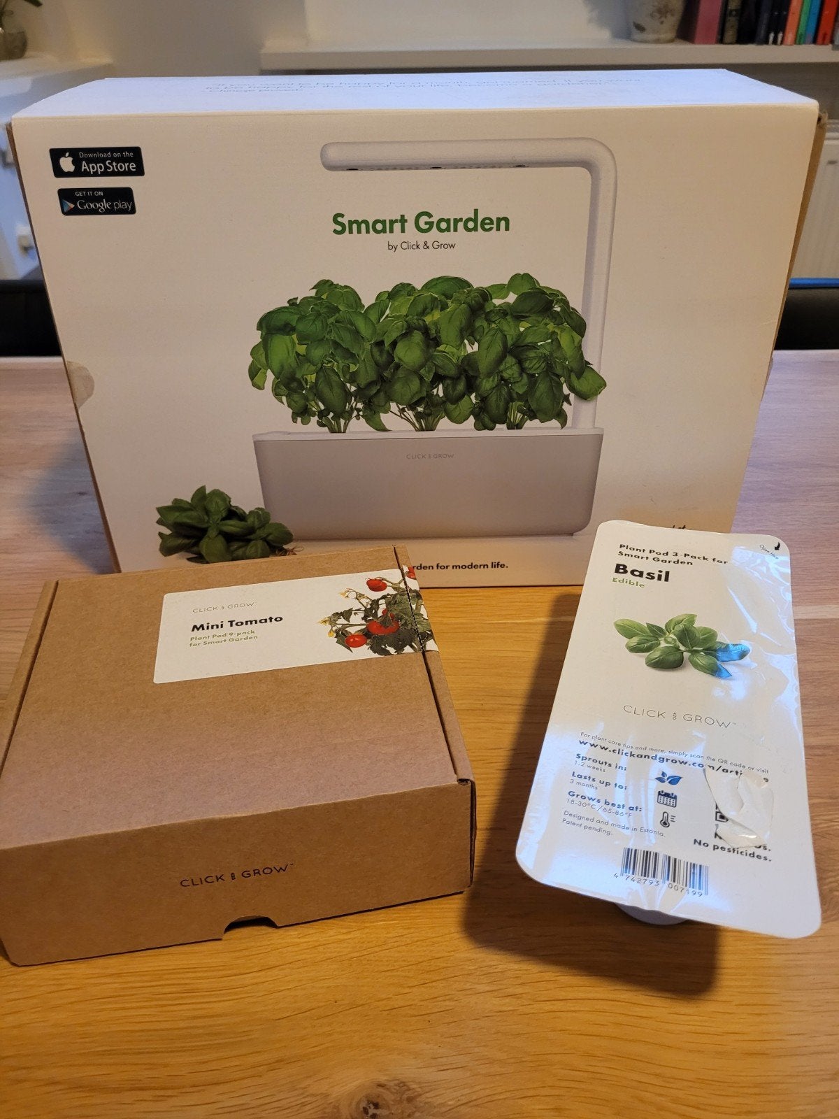 Click & Grow Smart Garden 3 with plant starting kit, Tuin en Terras, Verzenden, Zo goed als nieuw, Kweekkast