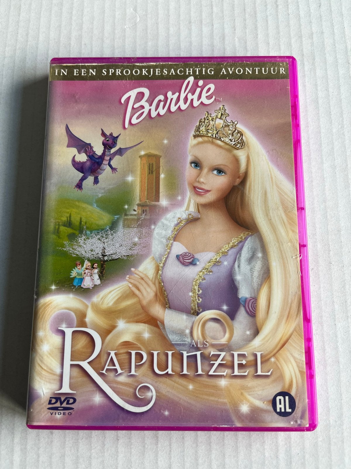 Barbie als Rapunzel DVD, Alle leeftijden, Ophalen of Verzenden, Gebruikt, Nederlands