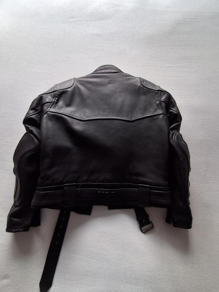 Leren motor jas voor een dame,  maat 40, Ophalen, Overige merken, 30 tot 45 cm