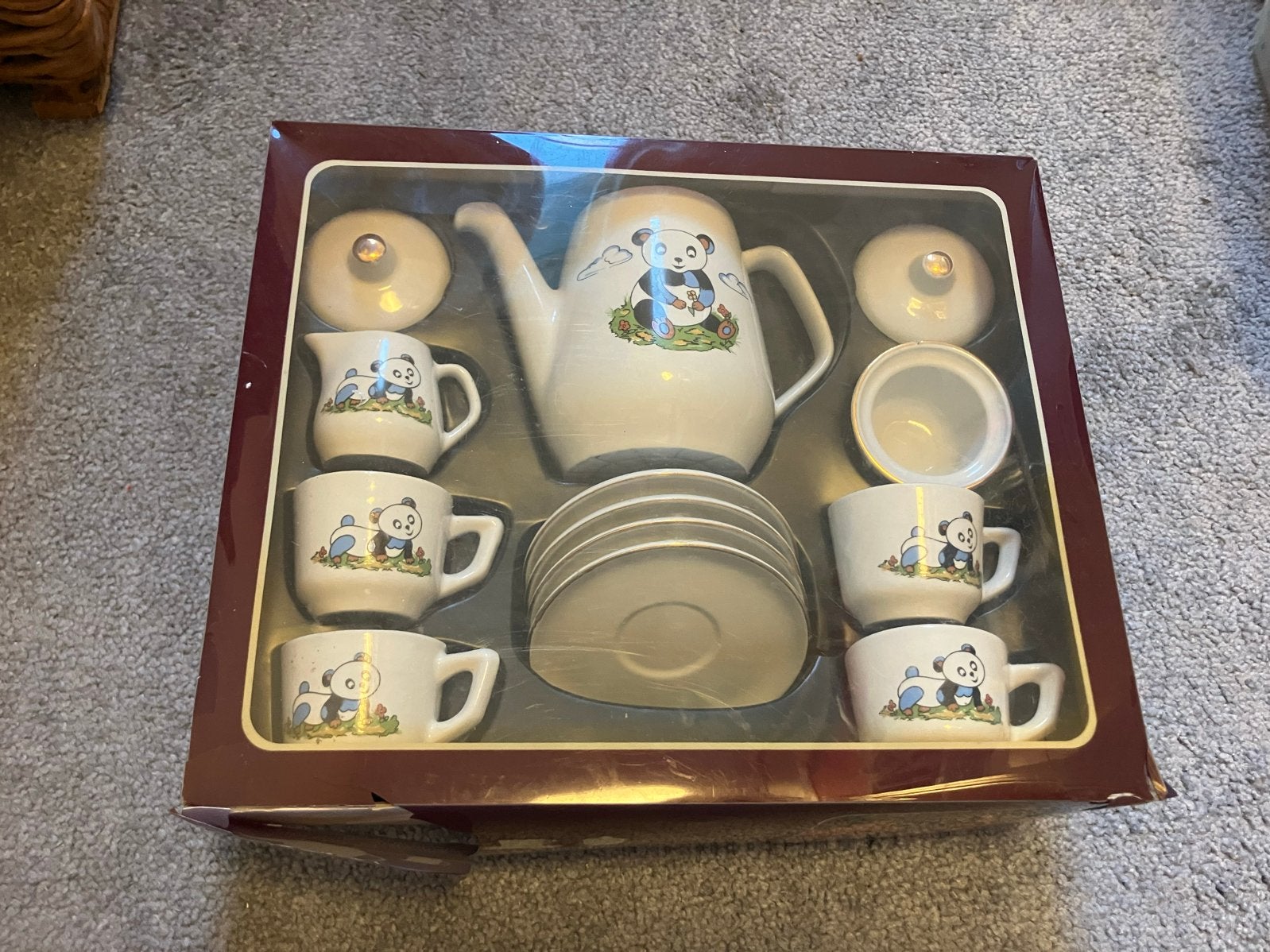 Panda Kinder Servies - Porselein vintage retro bavaria, Ophalen of Verzenden, Nieuw, Jongen of Meisje