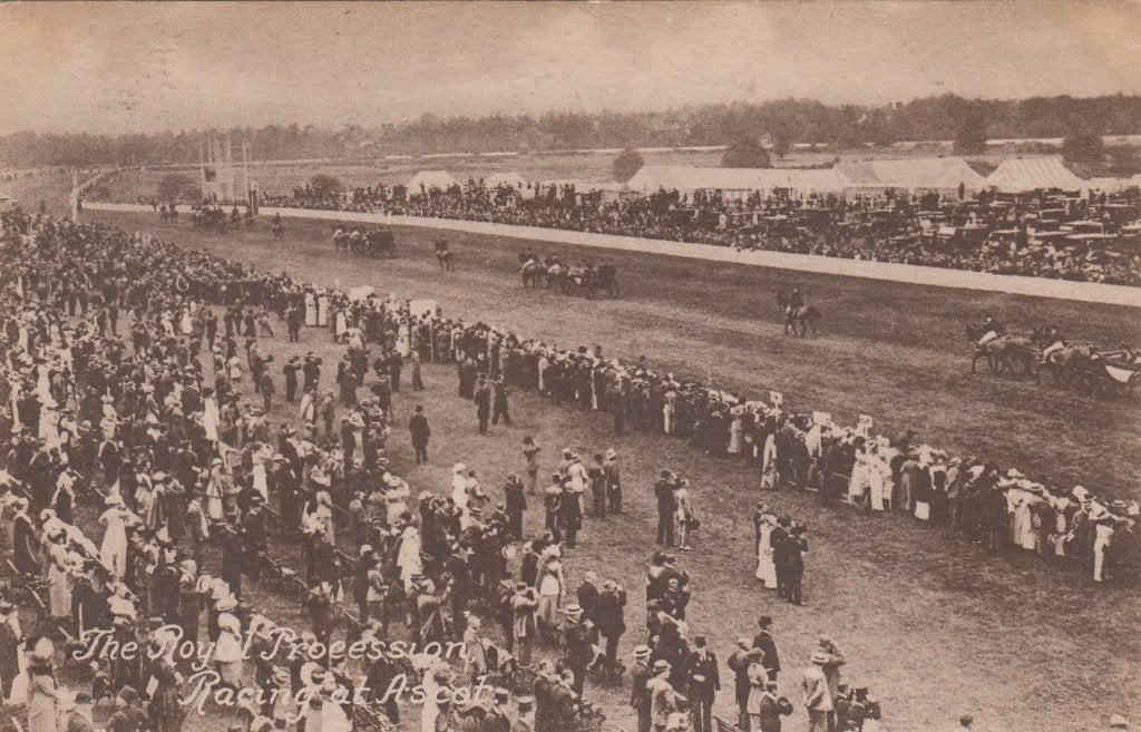 Engeland - Ascot - The Royal Procession, Verzenden, 1920 tot 1940, Ongelopen, Engeland