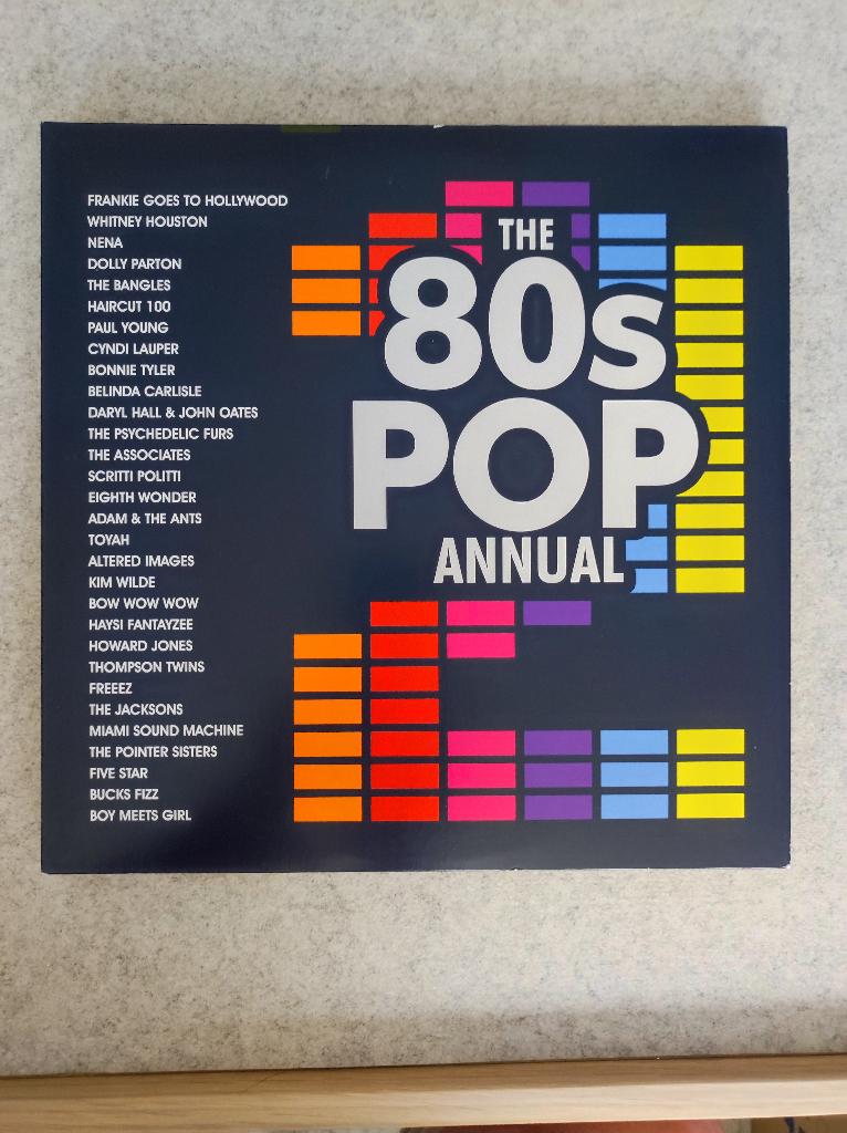 80s Pop Annual, Cd's en Dvd's, Vinyl | Pop, Zo goed als nieuw, Complilatie, Dubbel-LP, Inclusief binnenhoes, 12 inch, Ophalen of Verzenden